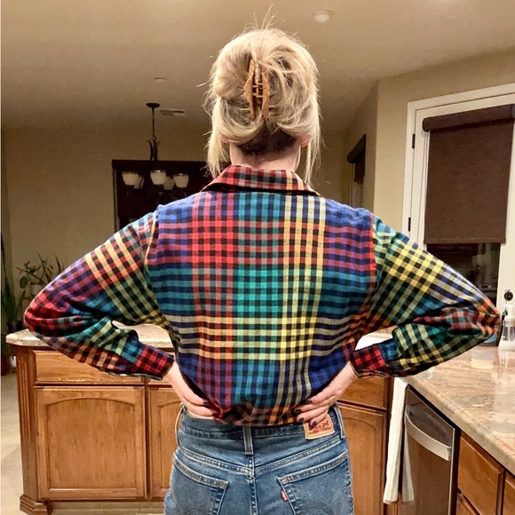 Vintage Mondi Checkered Shirt - Picture 2 of 10